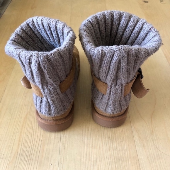 UGG Cambridge Boots Lined Knit Chestnut 7 - Picture 6 of 8